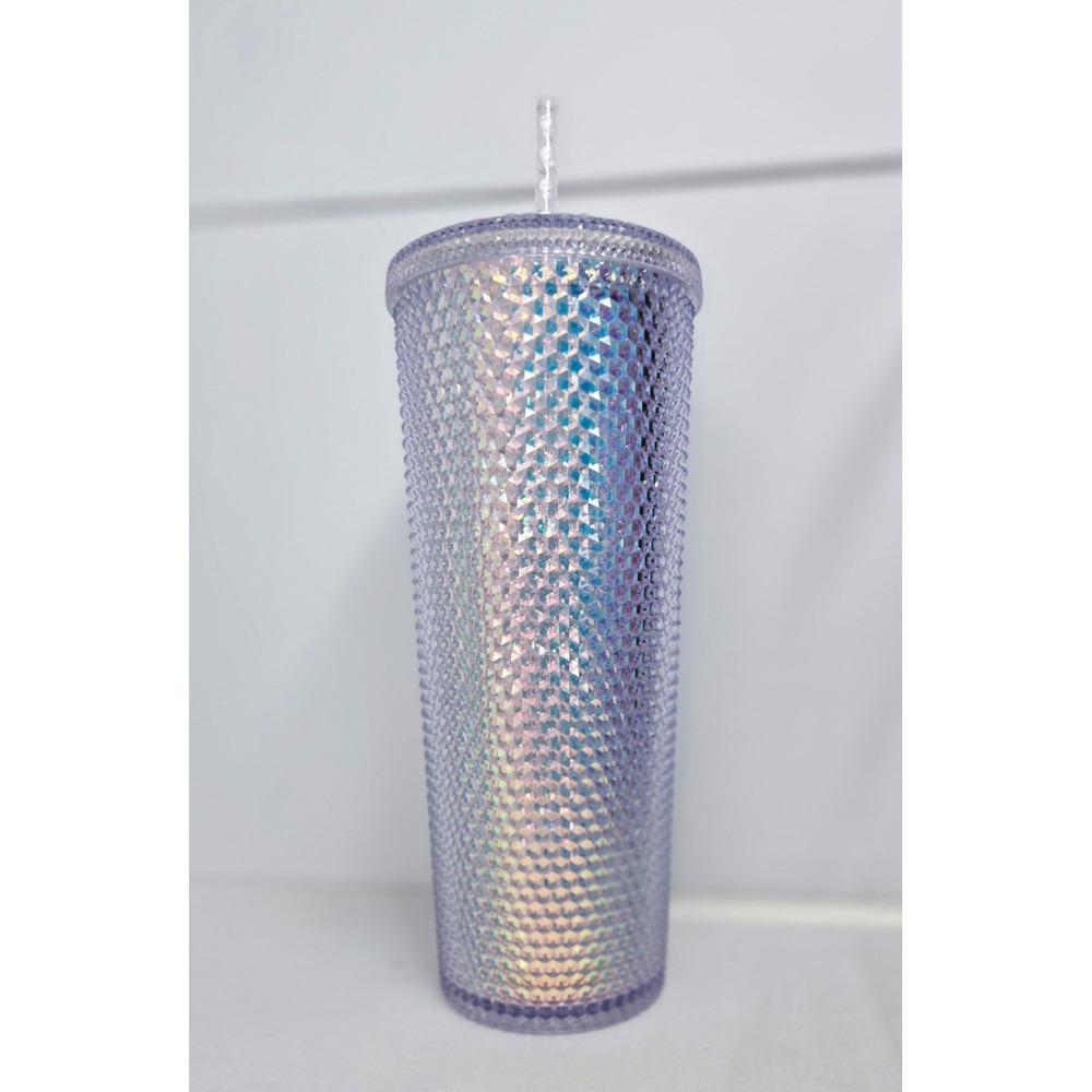 Starbucks Iridescent Cold Cup 24 Oz - Neon Pink - Picture 2 of 4
